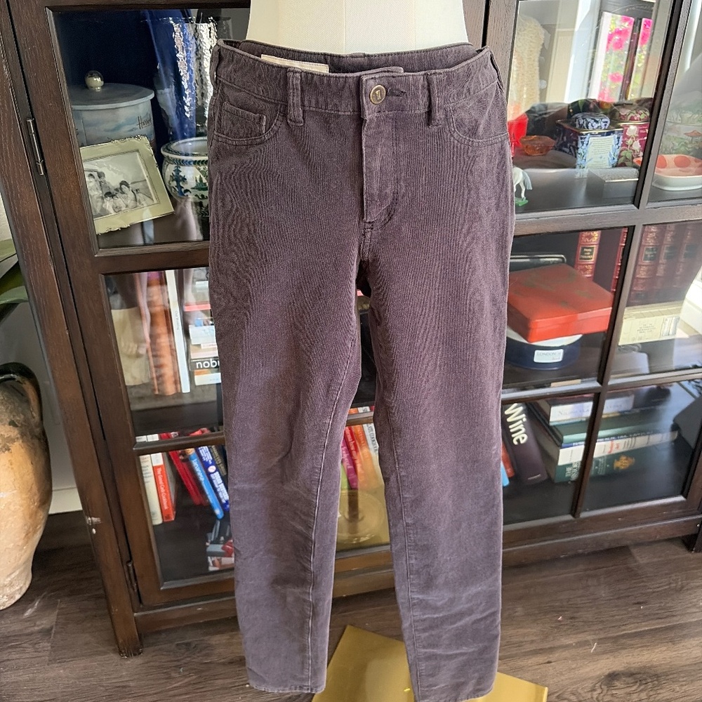 Pilcro and the Letterpress Micro Whale Stretch Skinny Cords size 28